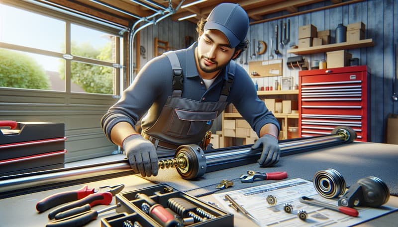 Garage Door Roller Replacement service in Newark