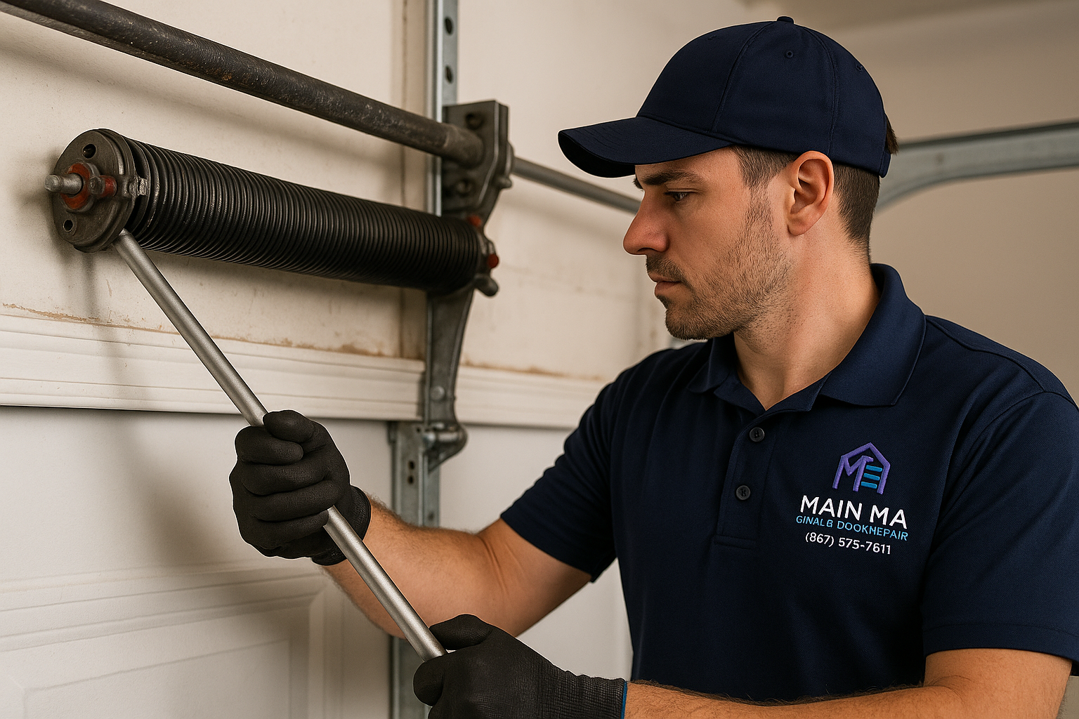 Garage Door Spring Repair in Newark
