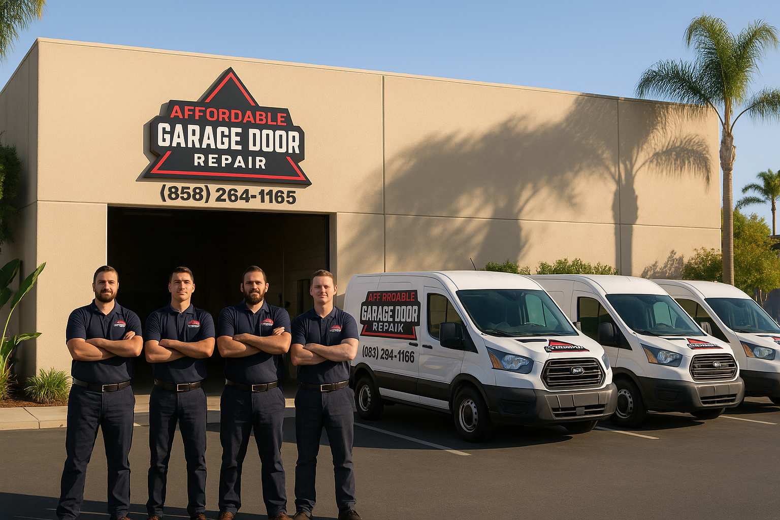 Professional garage door service in Newark